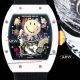Richard Mille RM 88 Smiley  White Case BLACK Strap Swiss Replica Watch  (4)_th.jpg